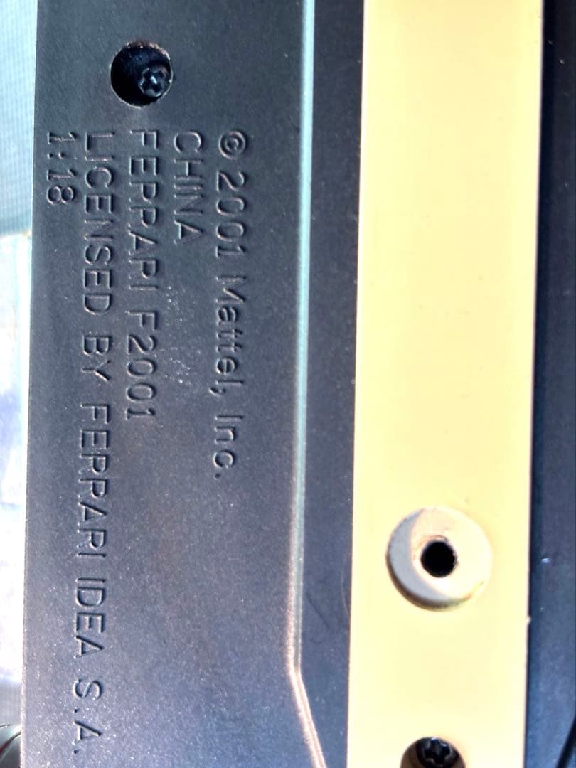 Ferrari F1 2001 WORLD CHAMPIONS 1/18ミニカー