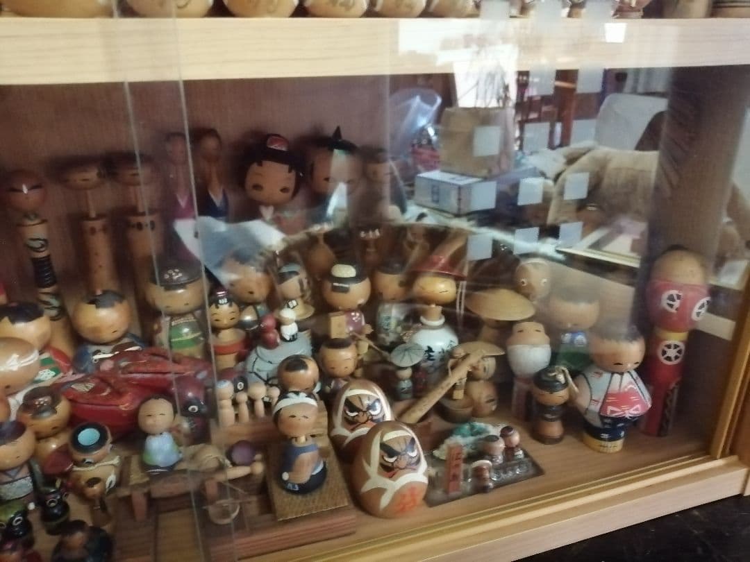 日本の伝統こけし人形コレクション大量ミニチュア