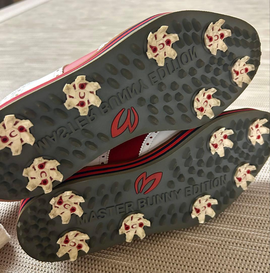 タグ有り MASTER BUNNY EDITION ゴルフ スパイク 23.5