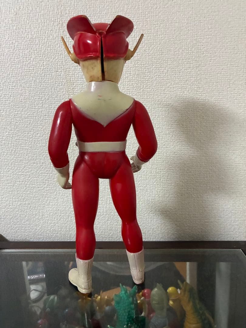 当時物　ブルマァク　レッドマン　面取れソフビ　約30㎝