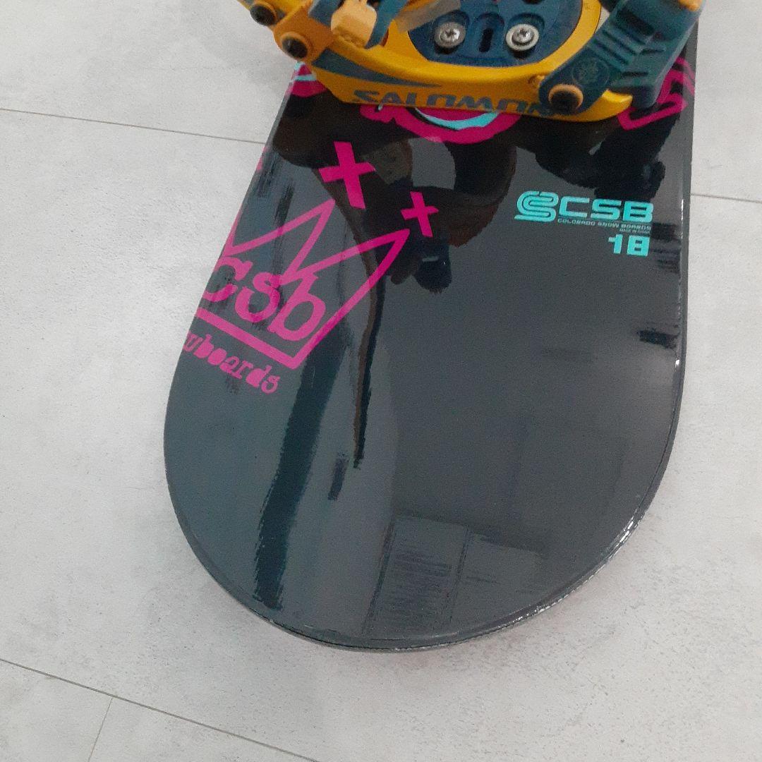 CSB ジュニア スノーボードセット 118 サロモン ビンディング付き キッズ