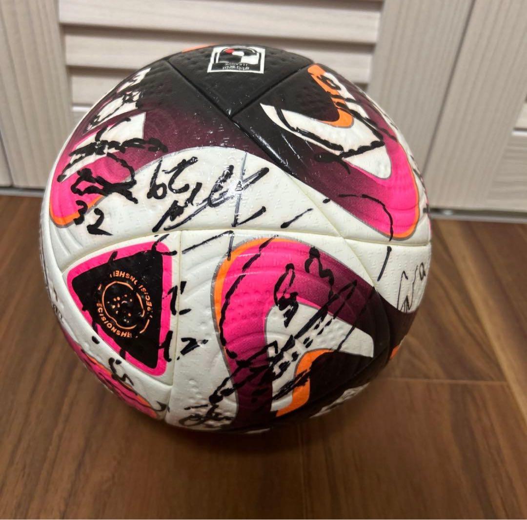 ザスパ群馬　アディダス サッカーボール コネクト24 プロ 5号球 サイン