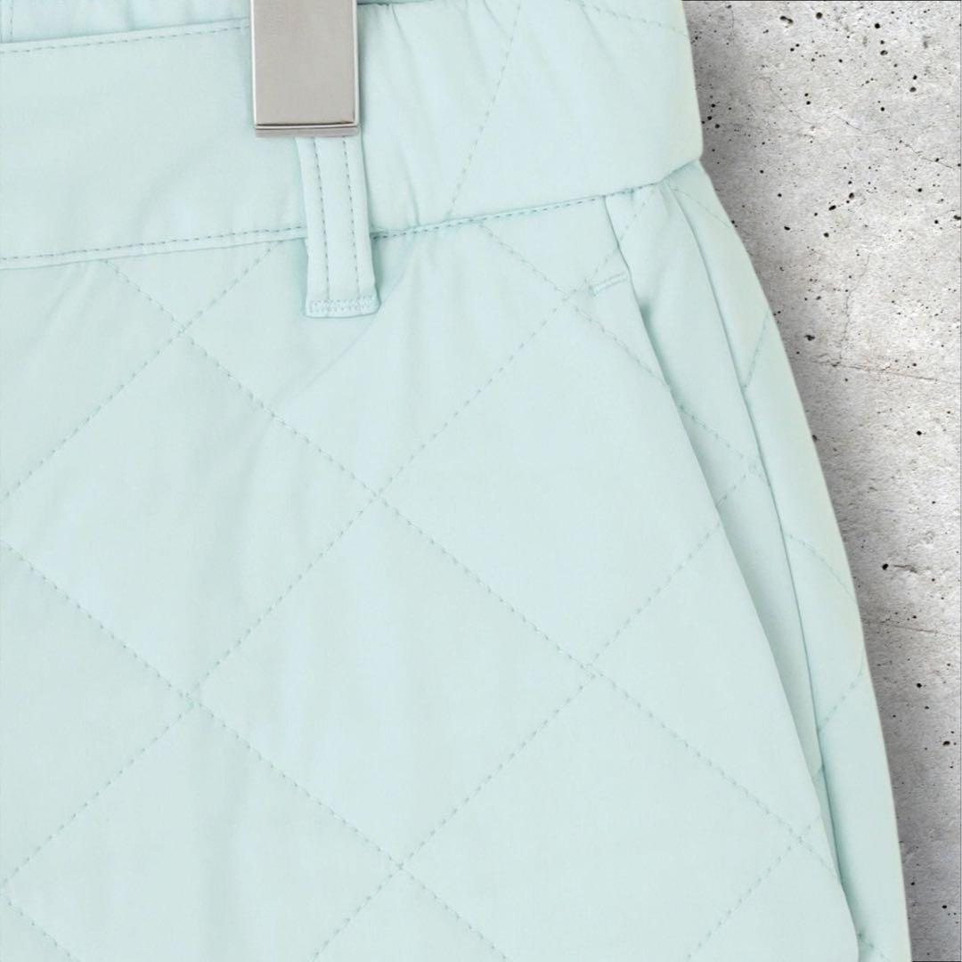 【新品未使用】23区ゴルフ M 高級ダイヤキルト 中綿ベーシックテーパードパンツ