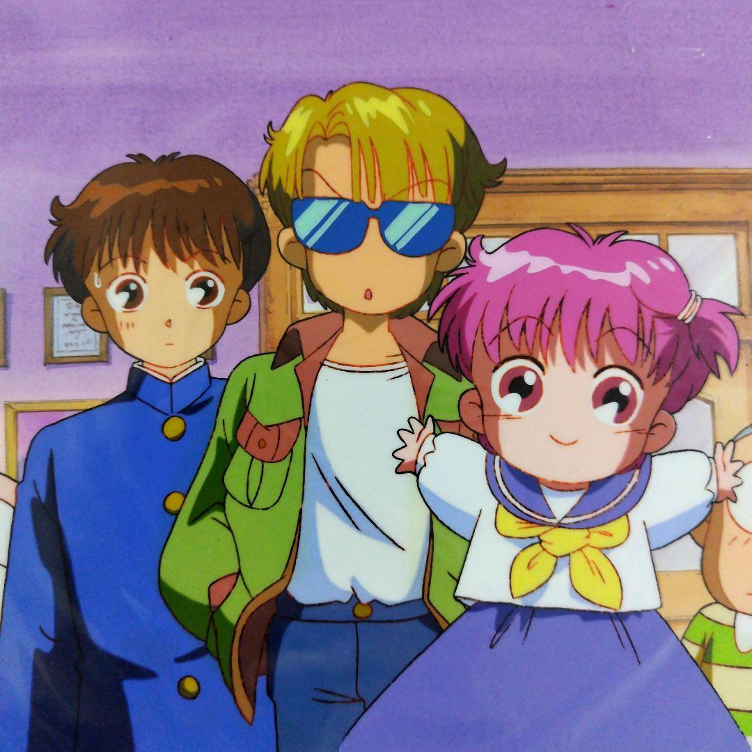 きんぎょ注意報 背景合致 セル画 5人 A15