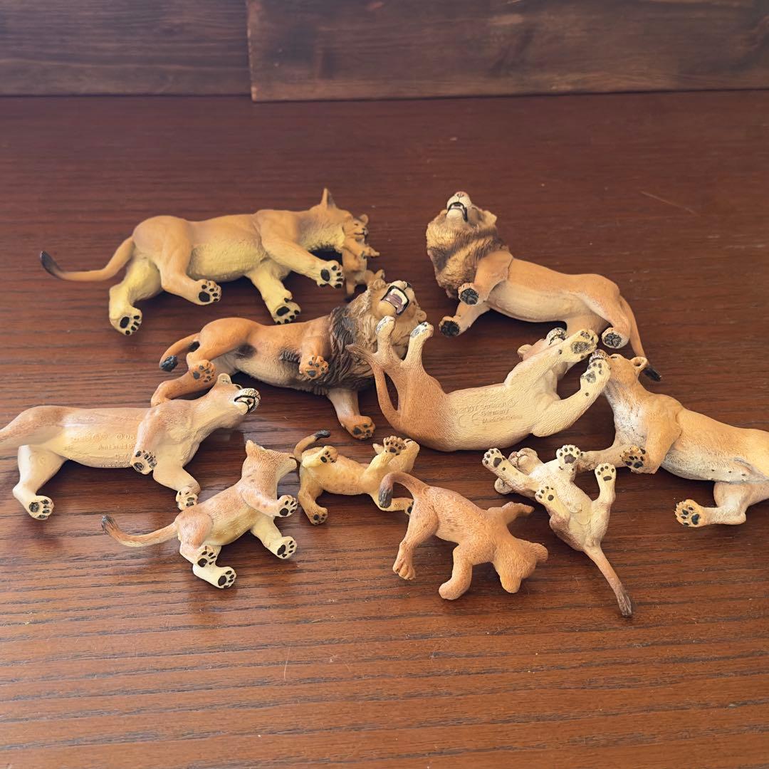 Schleich シュライヒ アカシアの木 ライオンの群れ セット