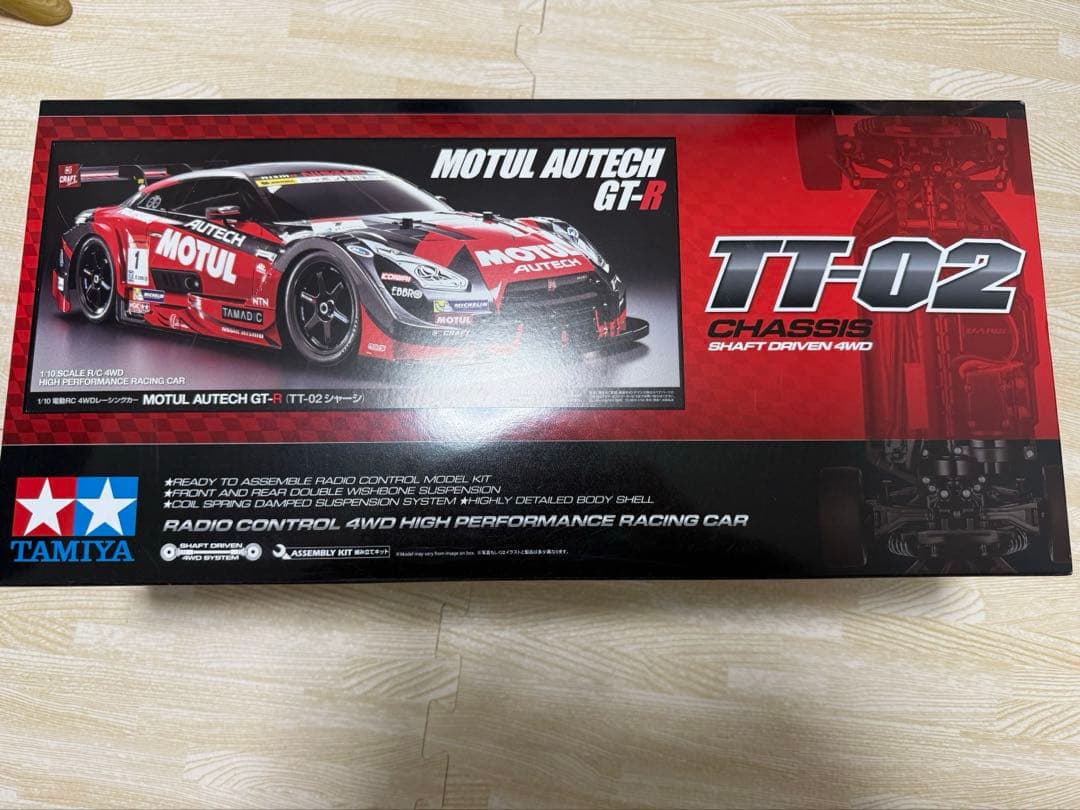 ラジコン　フルセット　TT-02 GT-R フタバ3PVプロポ　新品ボディセット