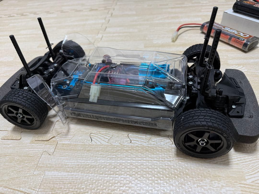 ラジコン　フルセット　TT-02 GT-R フタバ3PVプロポ　新品ボディセット