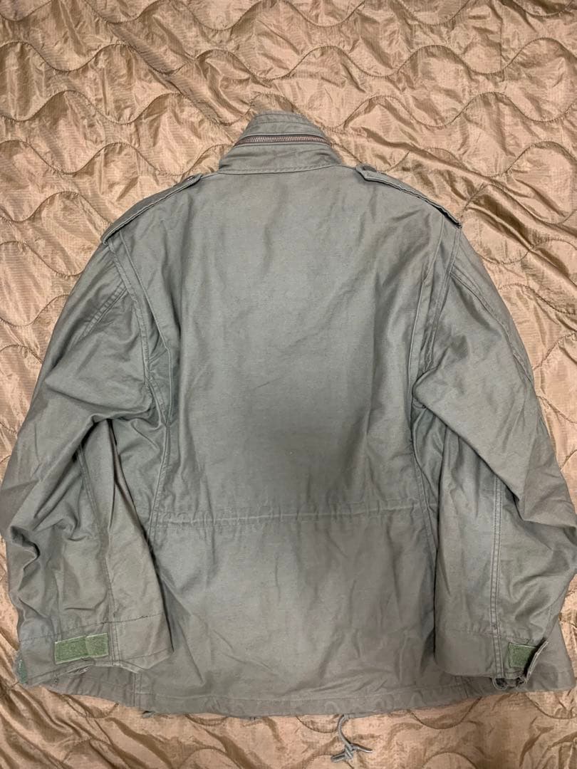 希少サイズ　M-65 米軍実物　3rd ブラスジップ　vintage アメリカ