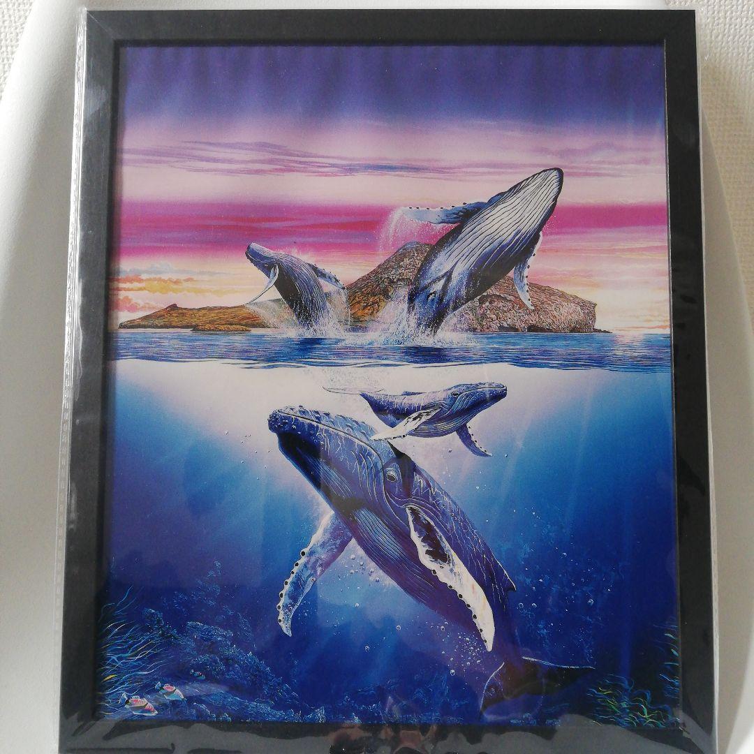 アートパネル　ハワイ　ワイキキ　オアフ　クジラ　リゾート　ビーチ　海　サンライズ