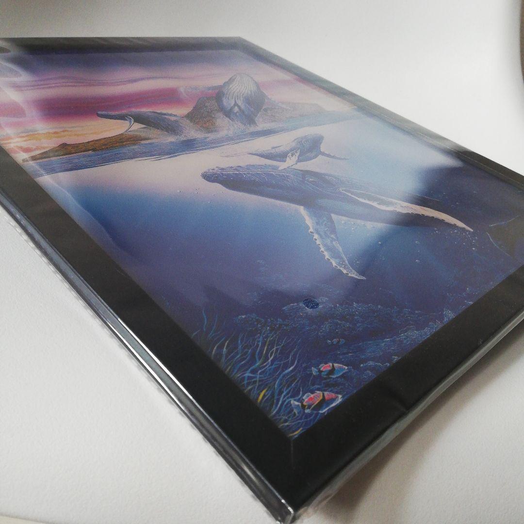 アートパネル　ハワイ　ワイキキ　オアフ　クジラ　リゾート　ビーチ　海　サンライズ