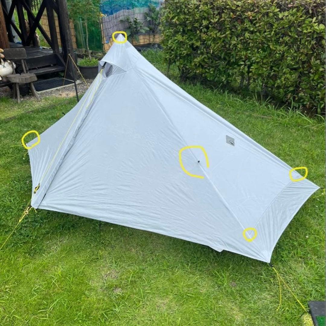 Six Moon Designs ルナソロ2024年式ポール付シーム済