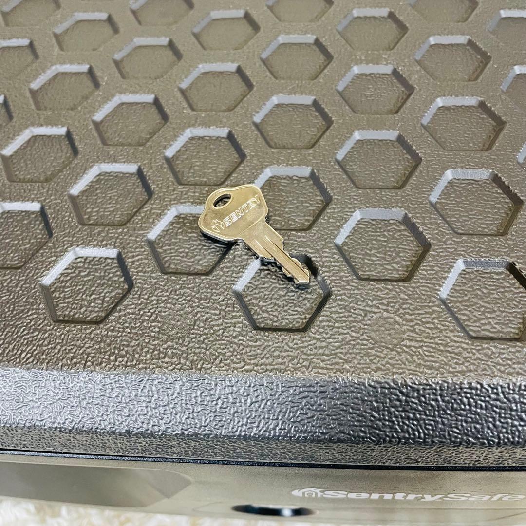 SentrySafe 耐火　防水　ポータブル金庫 フラットキー　CWシリーズ　黒