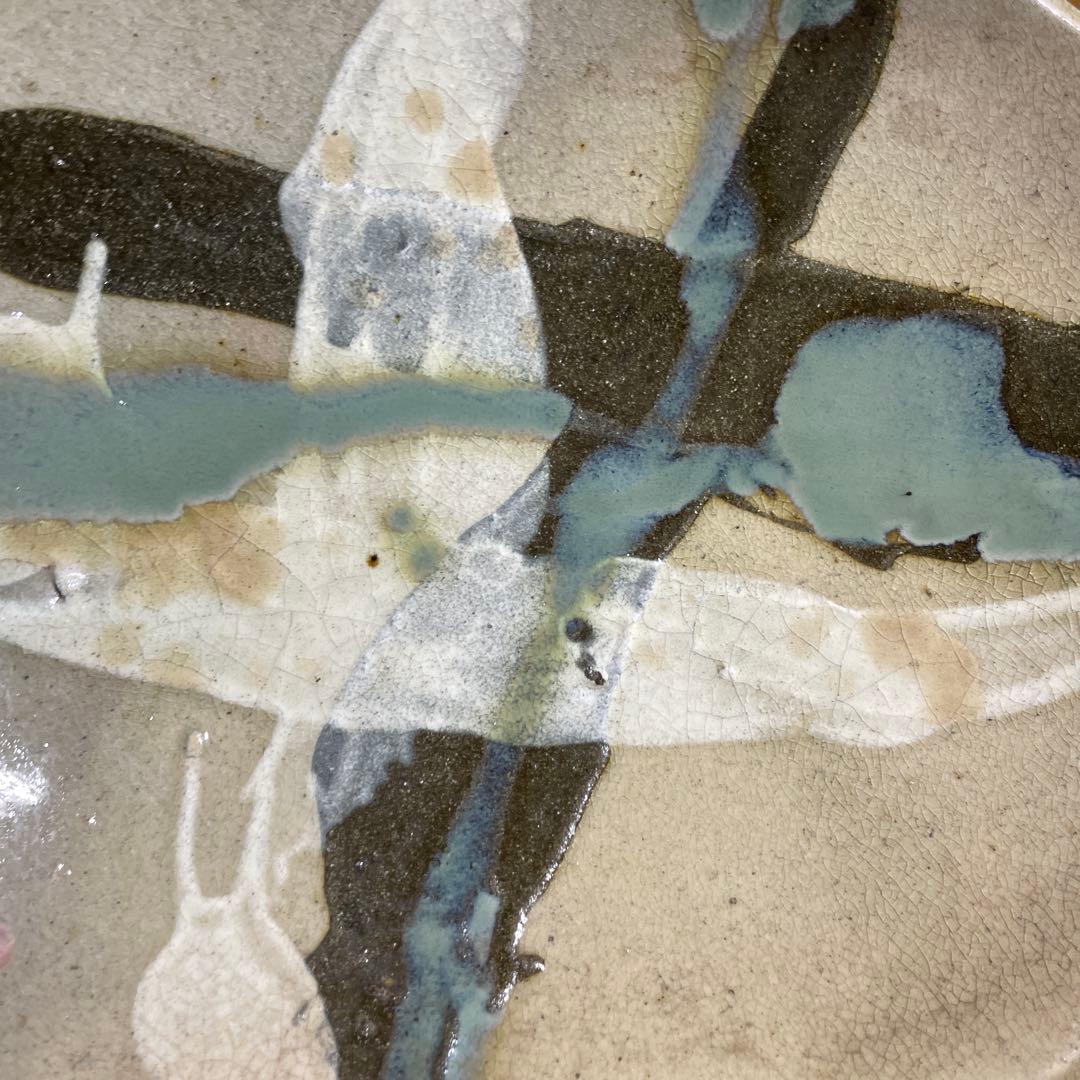 益子焼　楕円皿　箱なし