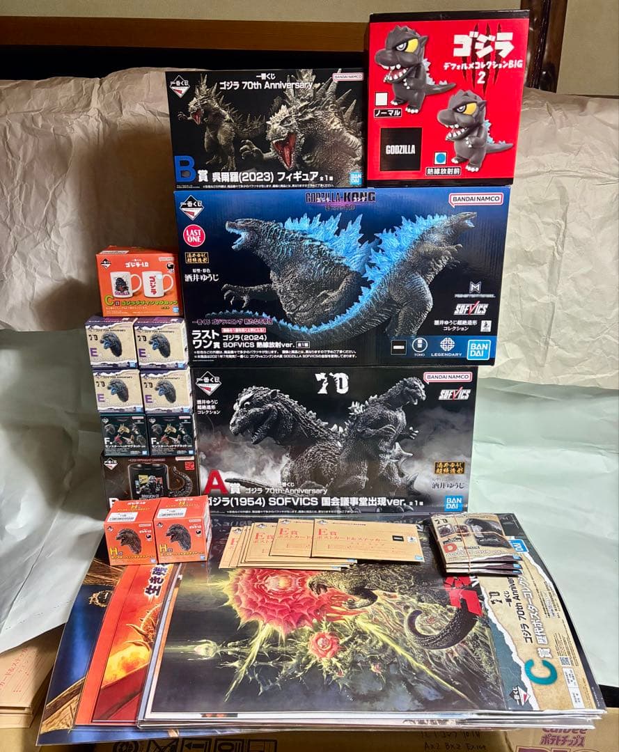 一番くじ 「ゴジラ×コング 新たなる帝国」「70th Anniversary」