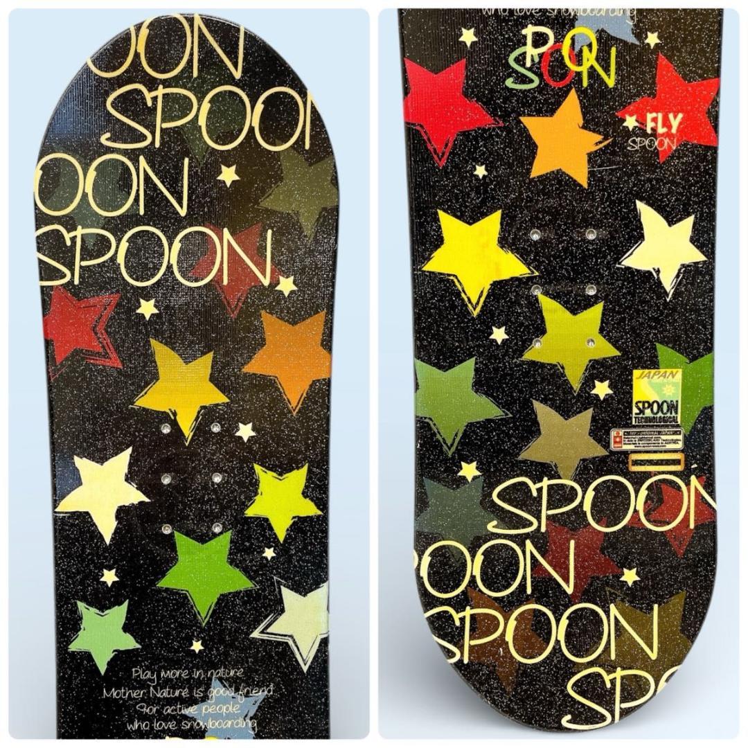 【3点セット】ジュニアスノーボード SPOON FLY 110cm バインブーツ