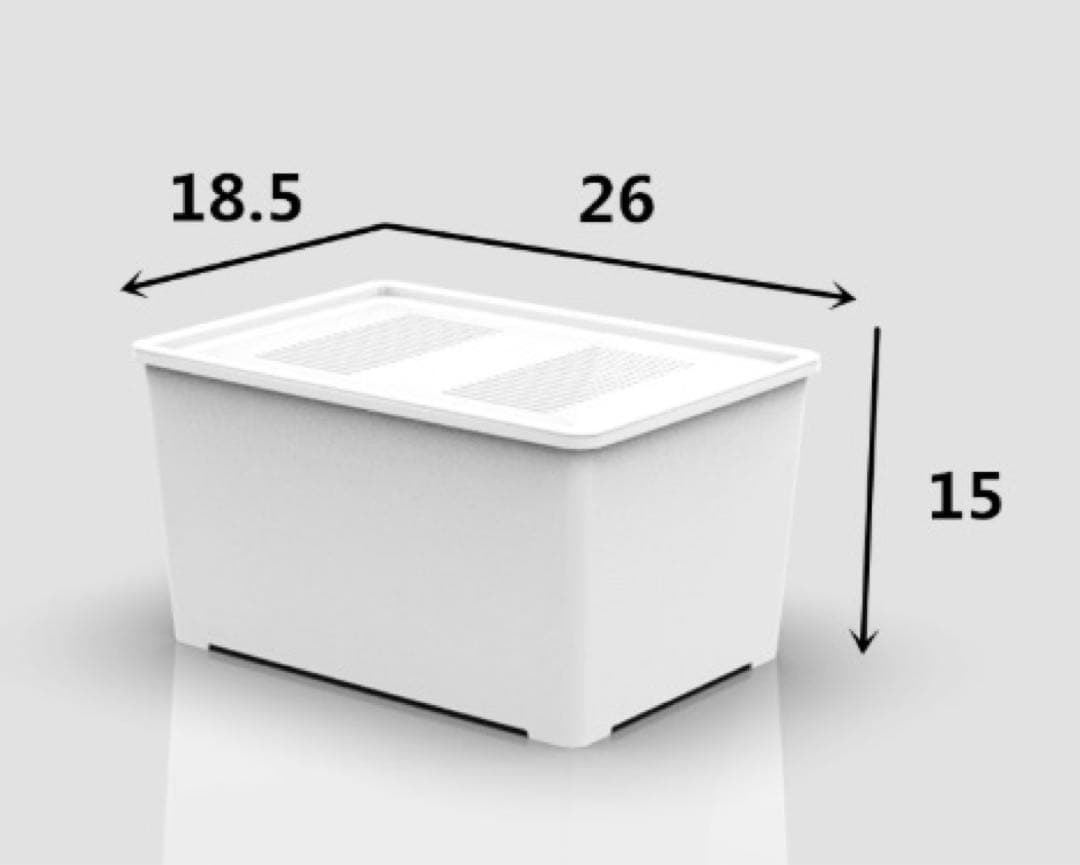 カメ専用飼育ケース　5個セット　中サイズ