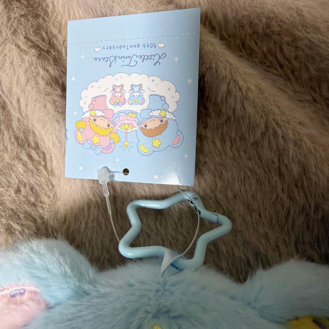 新品タグ ノベルティ付き　キキララ　50周年　マスコットホルダー