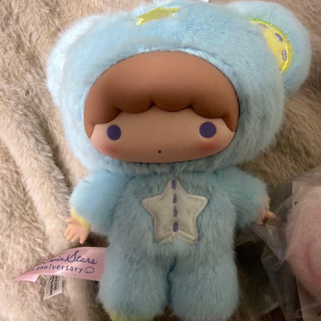 新品タグ ノベルティ付き　キキララ　50周年　マスコットホルダー