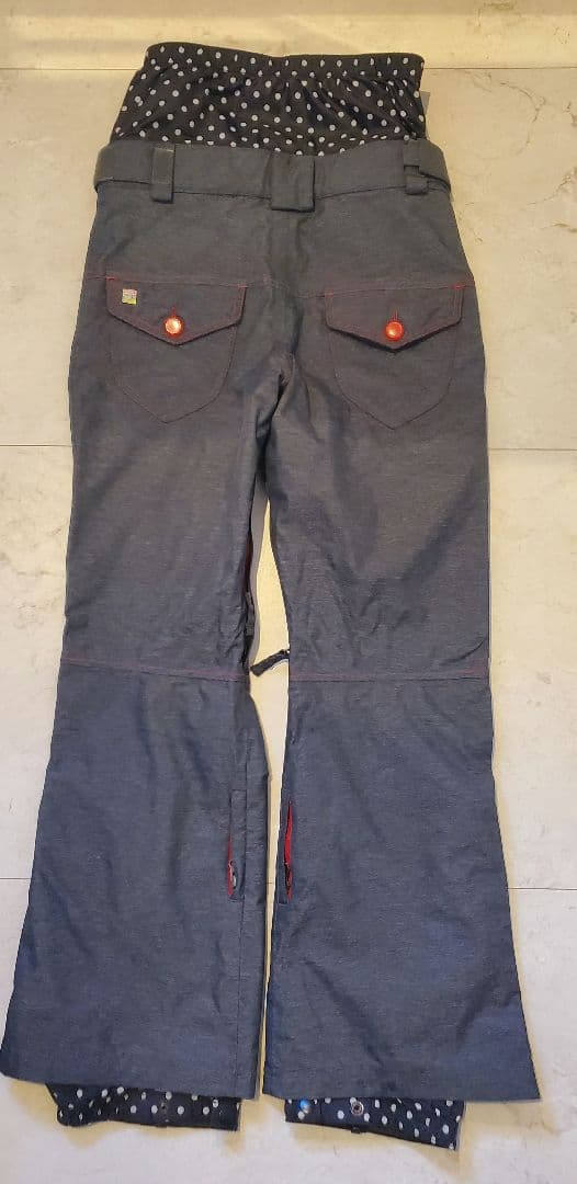 SISTA.J スノーボードウェア 上下セット Sサイズ イエロー×ゼブラ