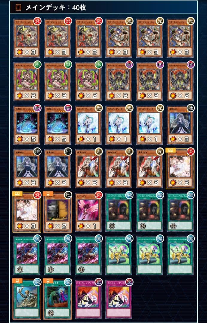 遊戯王OCG キラーチューン　デッキセット