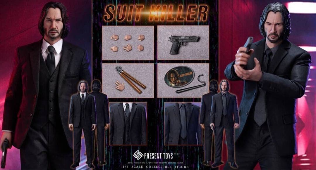 PRESENT TOYS PT-SP61 1/6 ジョン John Wick