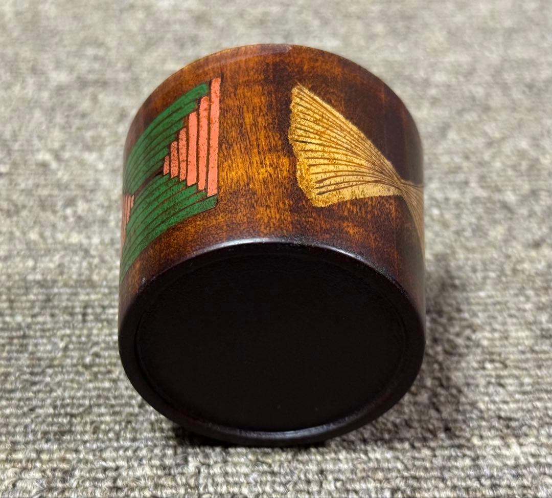 名雪園代 そばちょこっぷ 漆塗り 木製 フリーカップ