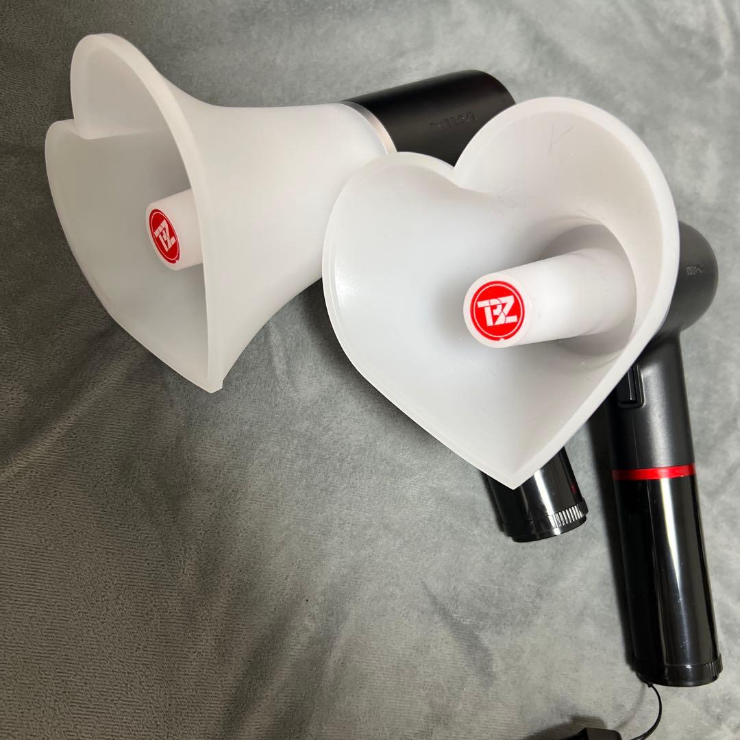 ドボイズ　ハート型ペンライト ホワイト ブラック　セット