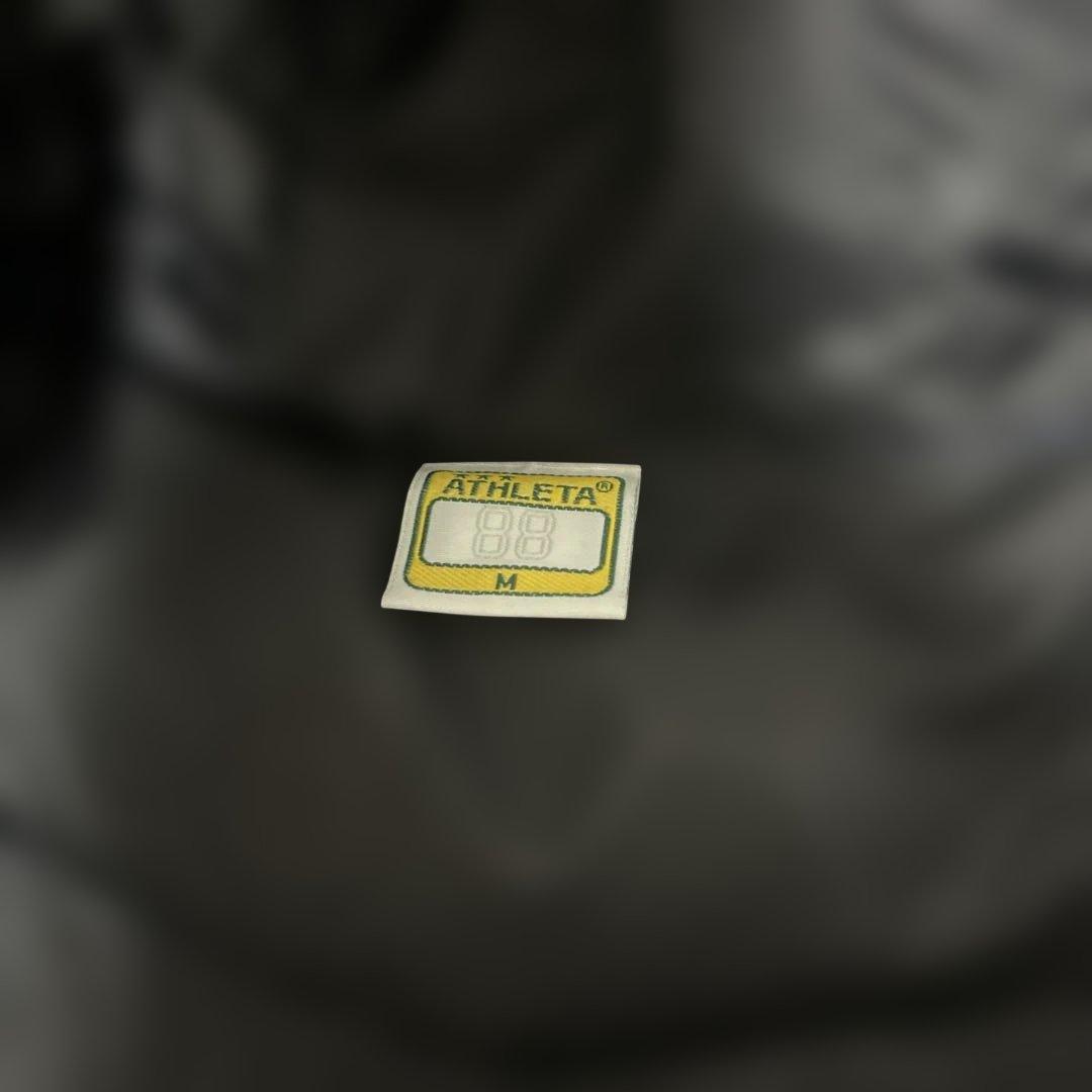 美品　ATHLETA フード付き　ベンチコート 青　防寒　アウター