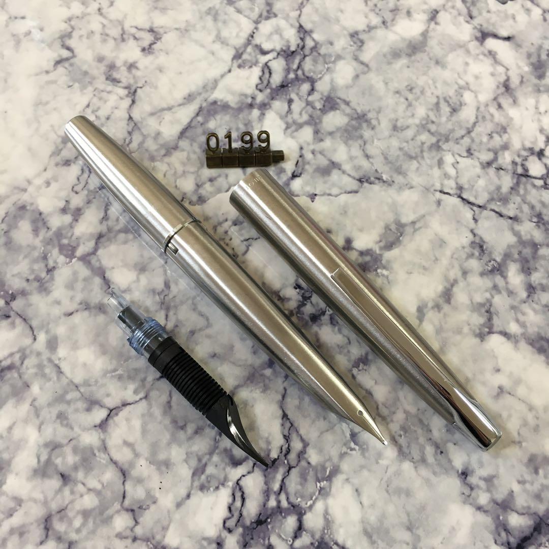 #0199 オーバーホール済み 万年筆 レア パイロット PILOT μ ミュー