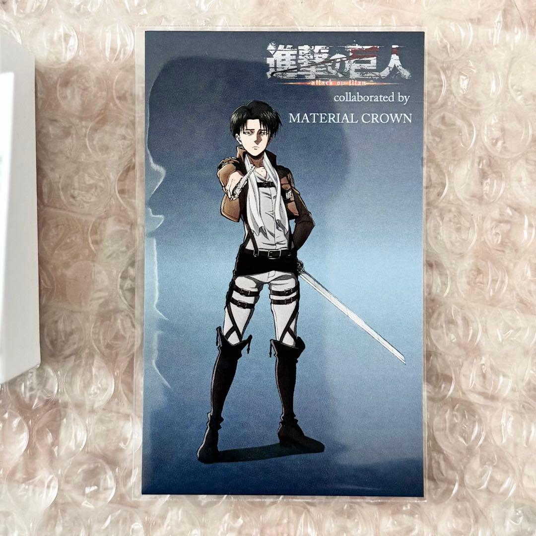 進撃の巨人 リヴァイ 指輪 MATERIAL CROWN リング SV925