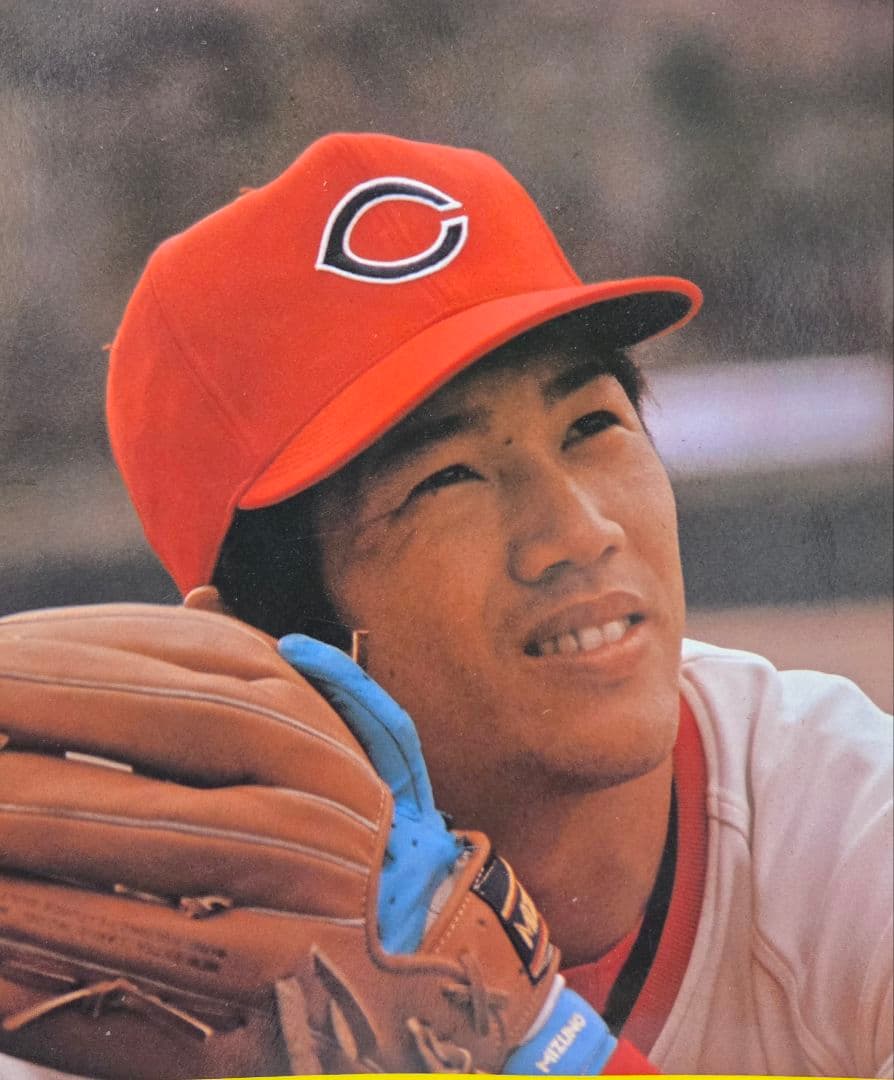 MIZUNO World Win グローブ Carp 高橋慶彦刺繍入り