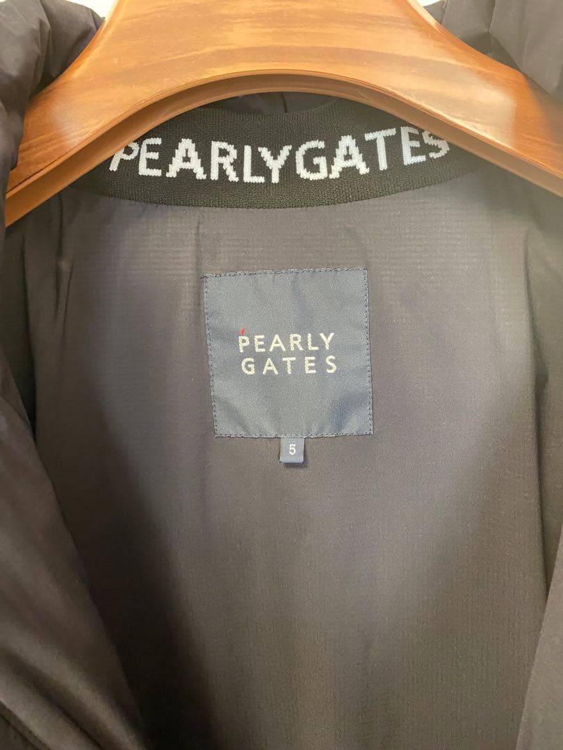 【PEARLY GATES 】美品！暖かいフード付きダウンジャケット サイズ5