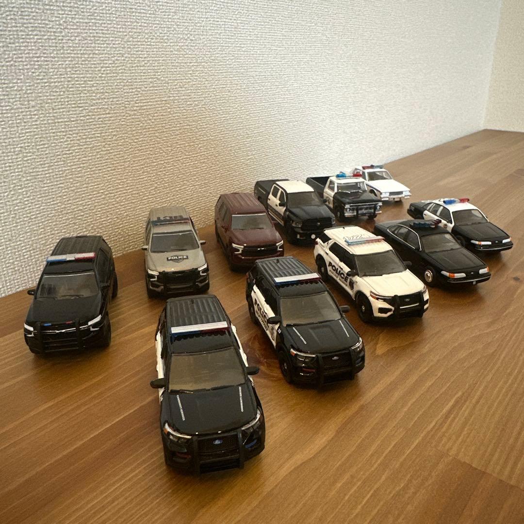 GREENLIGHT 1/64　パトカー　11台まとめ売り