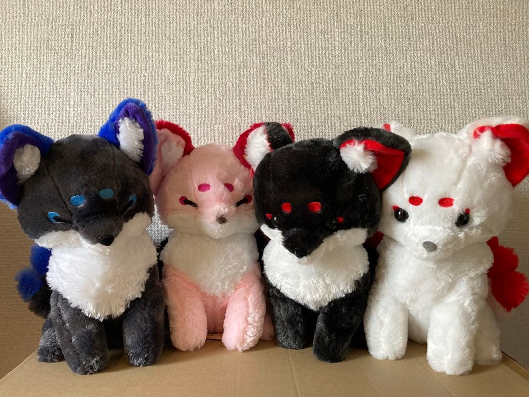 ちょコンとキツネ 九尾 ウルトラBIGぬいぐるみ 4つセット