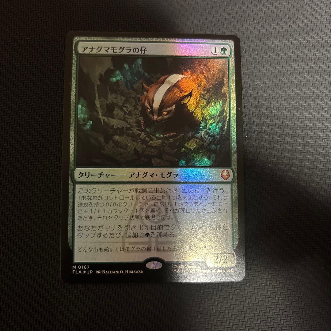 アナグマモグラの仔　日本語　Foil