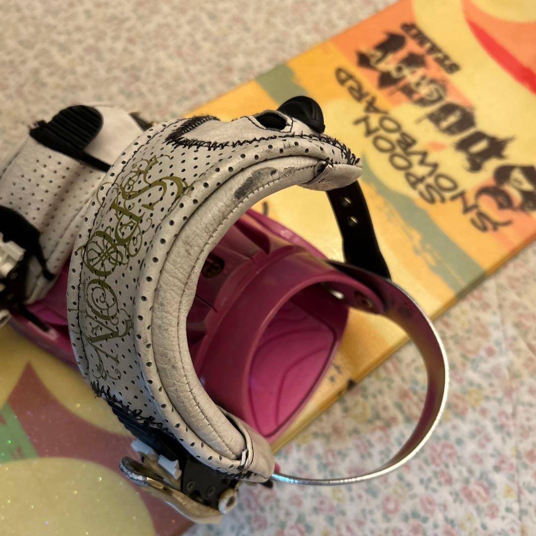 SPOON スノーボードビンディング付き140