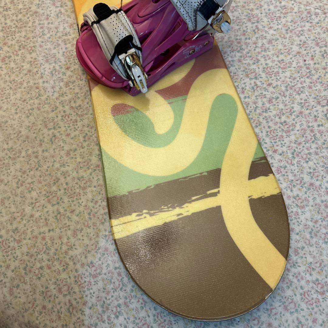 SPOON スノーボードビンディング付き140