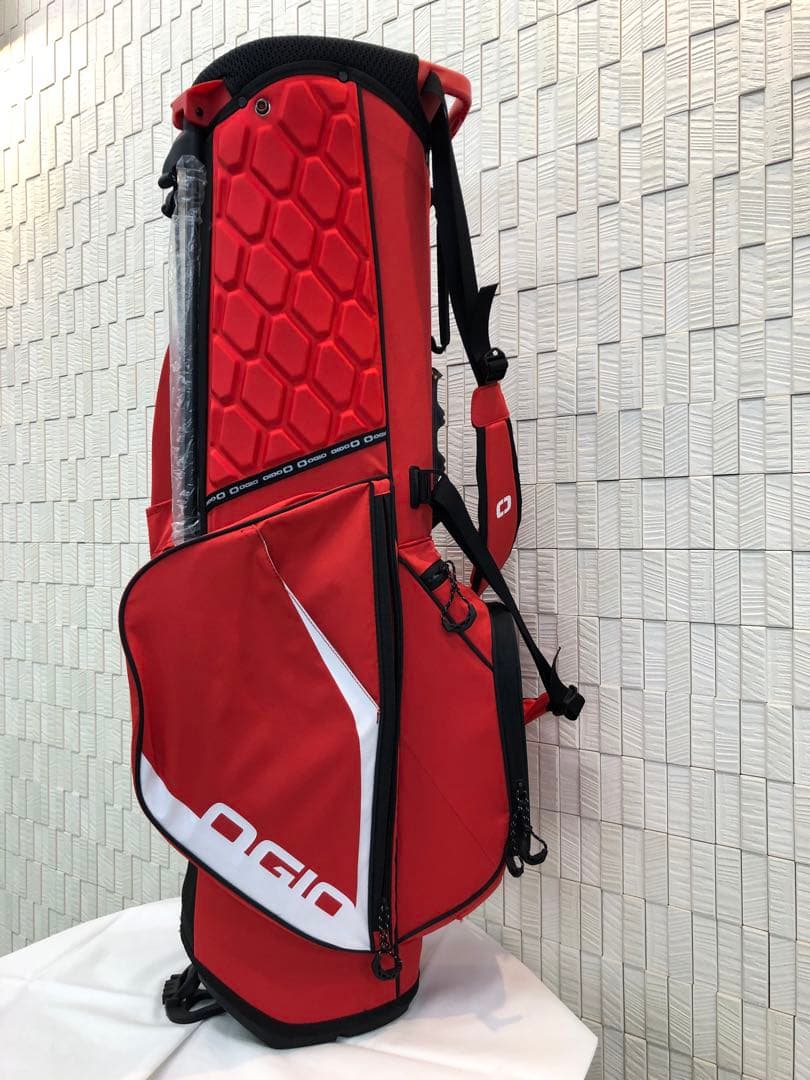 【callaway】Ogio ゴルフキャディバッグ 赤 新品タグ付き