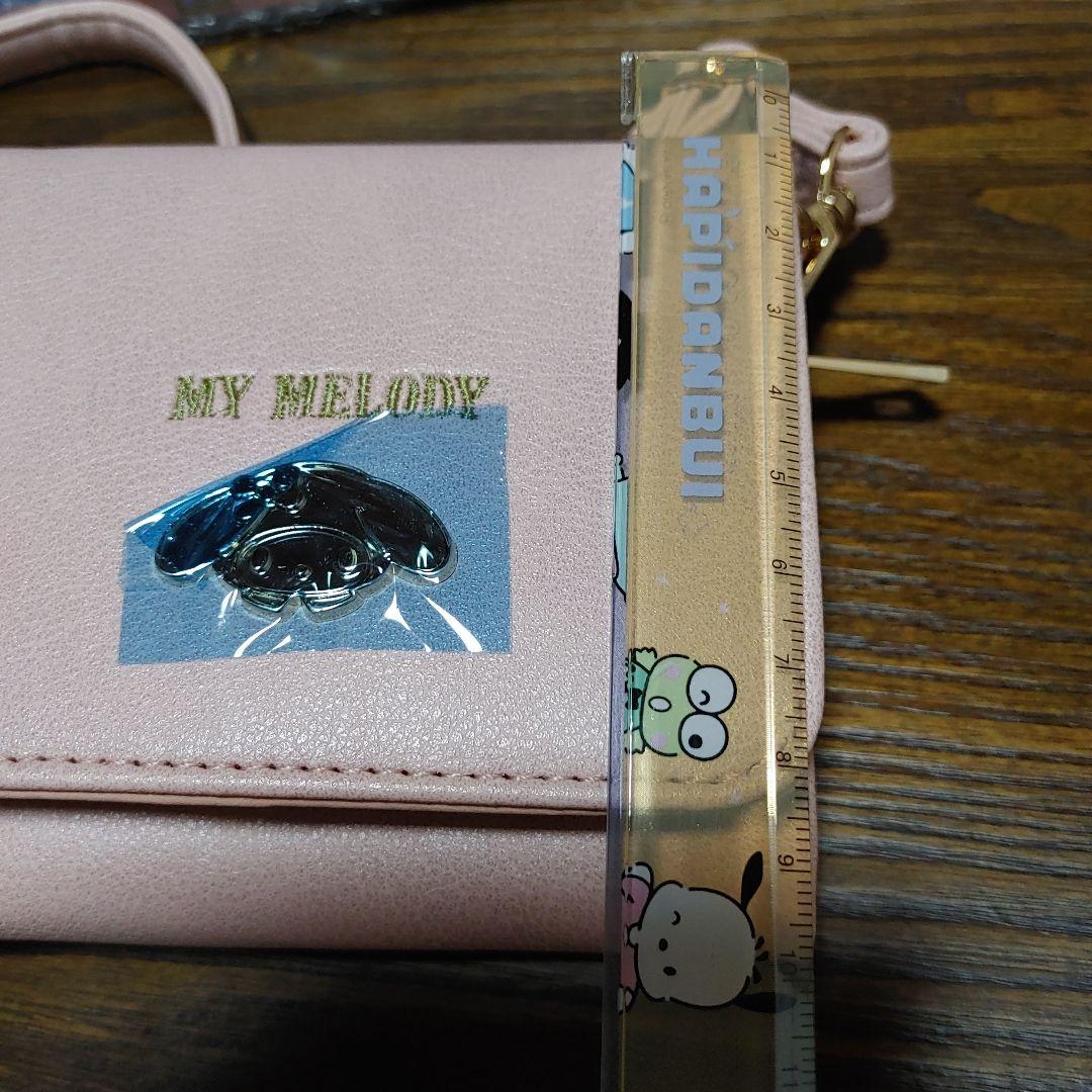 お値下げ★マイメロディショルダー財布 パウチャームサンリオキャラクターズ