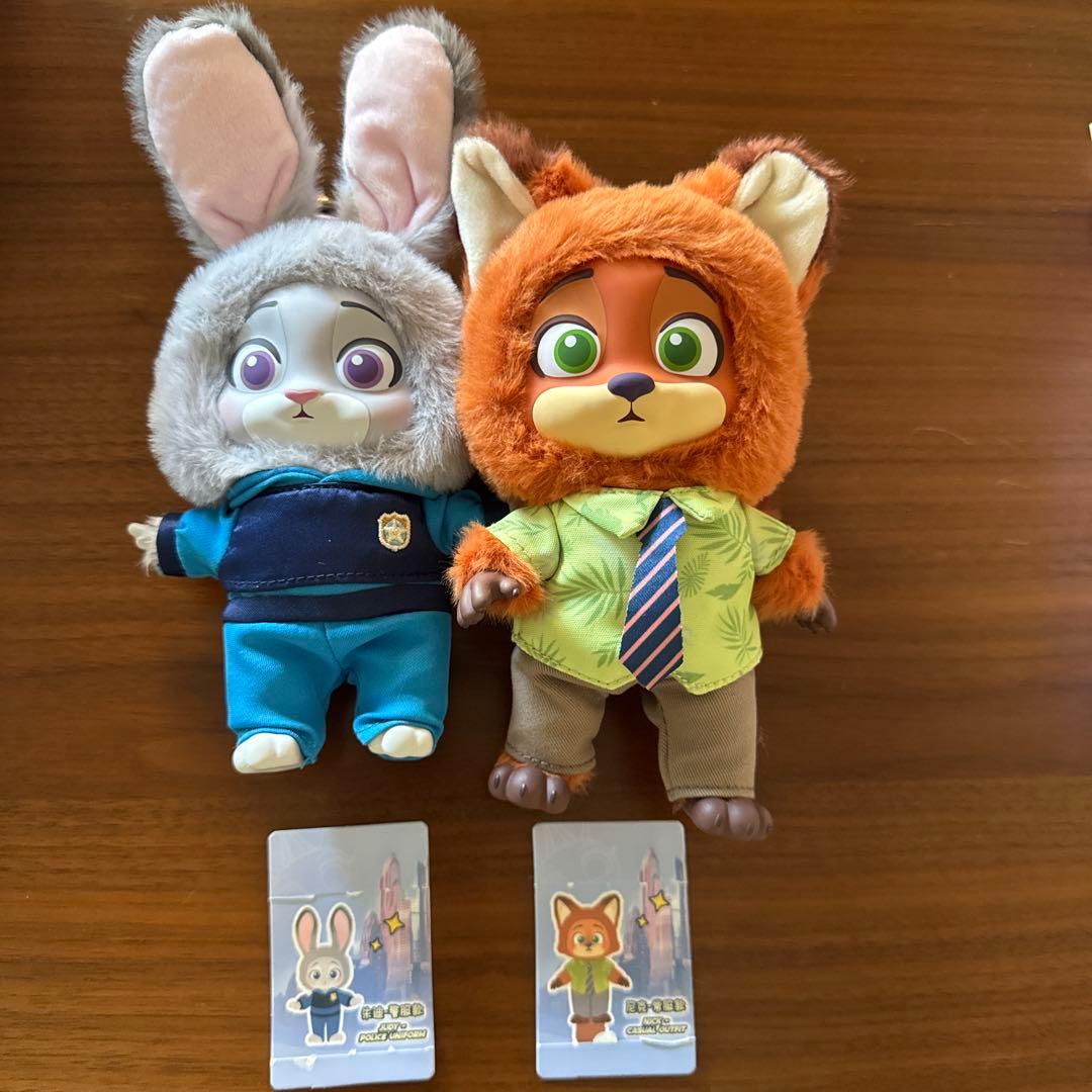 ニック　ジュディ　ズートピア　TOPTOY