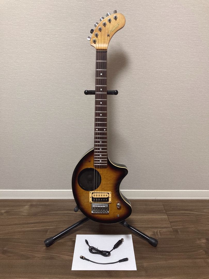 美品 FERNANDES ZO-3 サンバースト USBアダプター付き