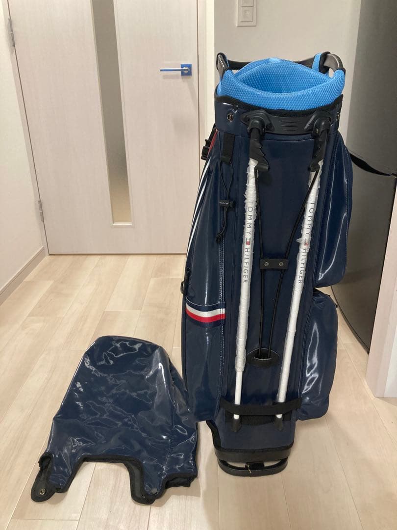 トミーヒルフィガー ゴルフスタンドバッグ ネイビー