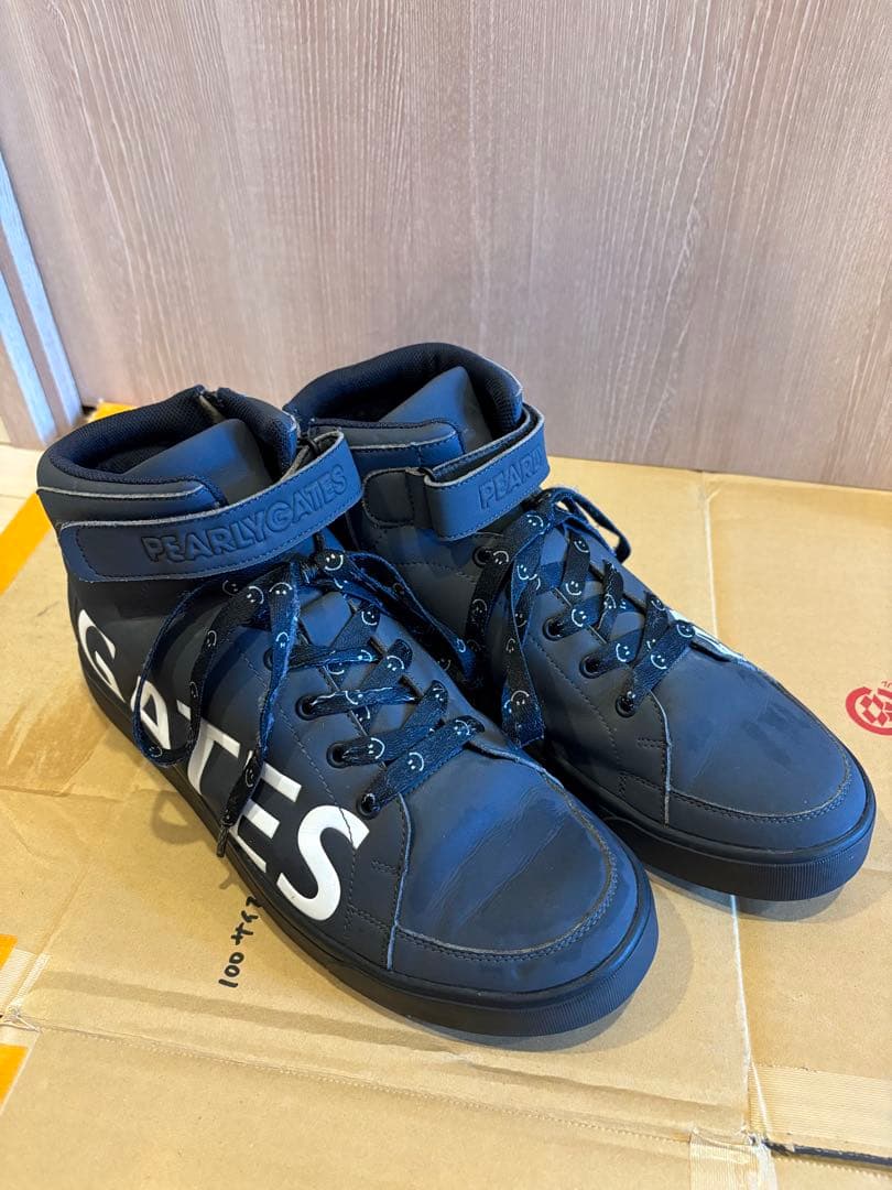 PEARLY GATES ハイカットシューズ ブラック　26.5cm 41