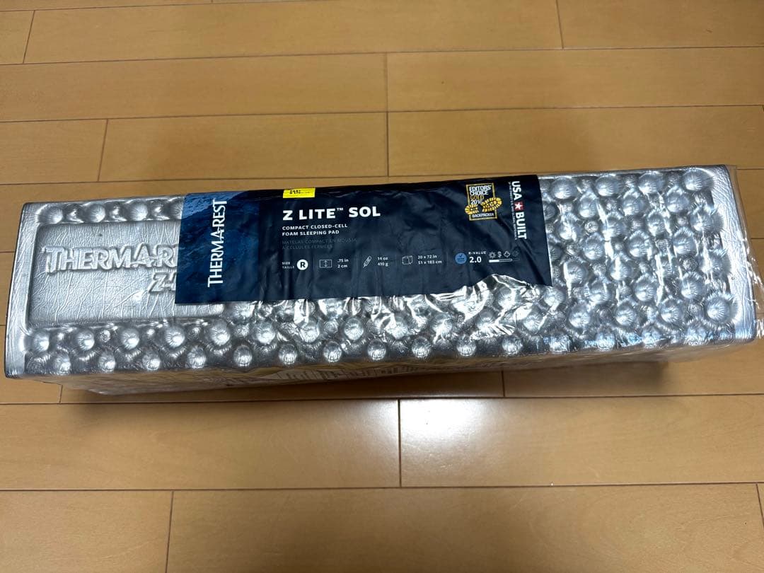 新品THERMAREST サーマレスト Zライトソル サイズR ケース付き