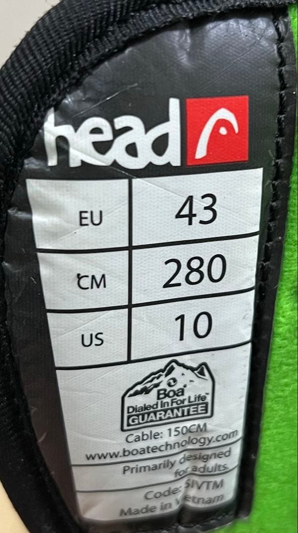 【即日発送】head ヘッド スノボブーツ　THREE スリー 28.0cm