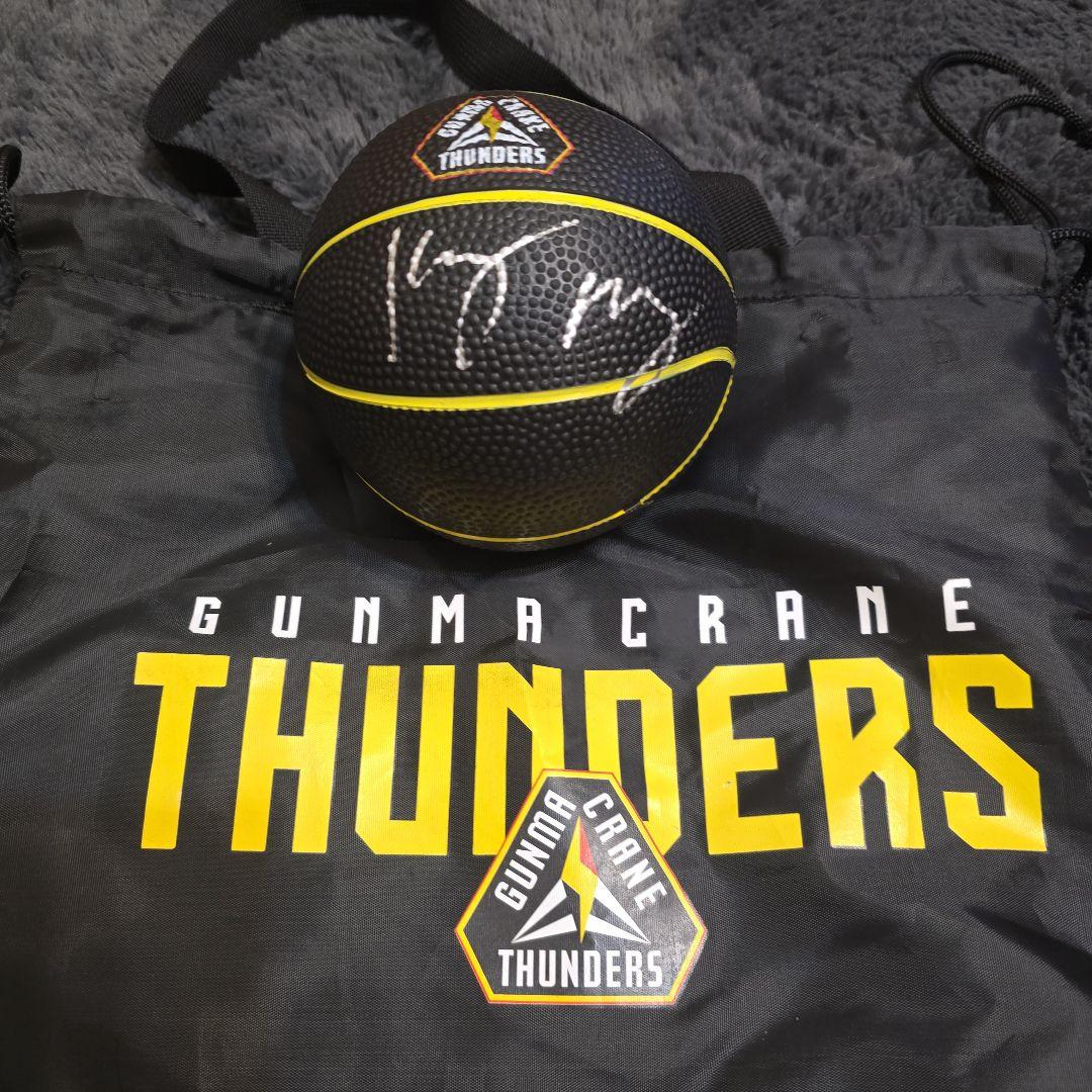 GUNMA CRANE THUNDERS サイン入りバスケットボール