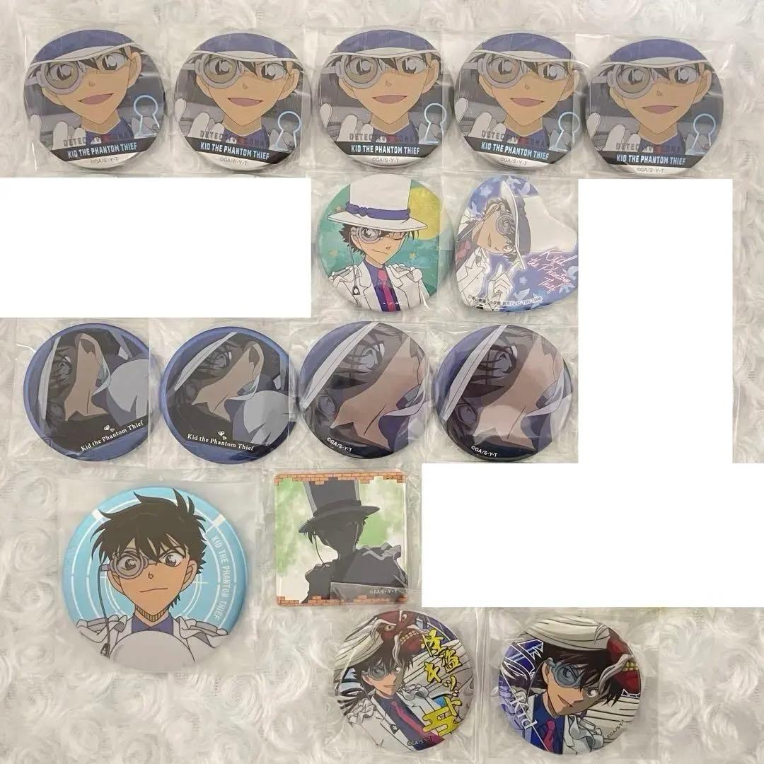 怪盗キッド 缶バッジ トレーディング缶バッジ ジュエリー缶バッジ