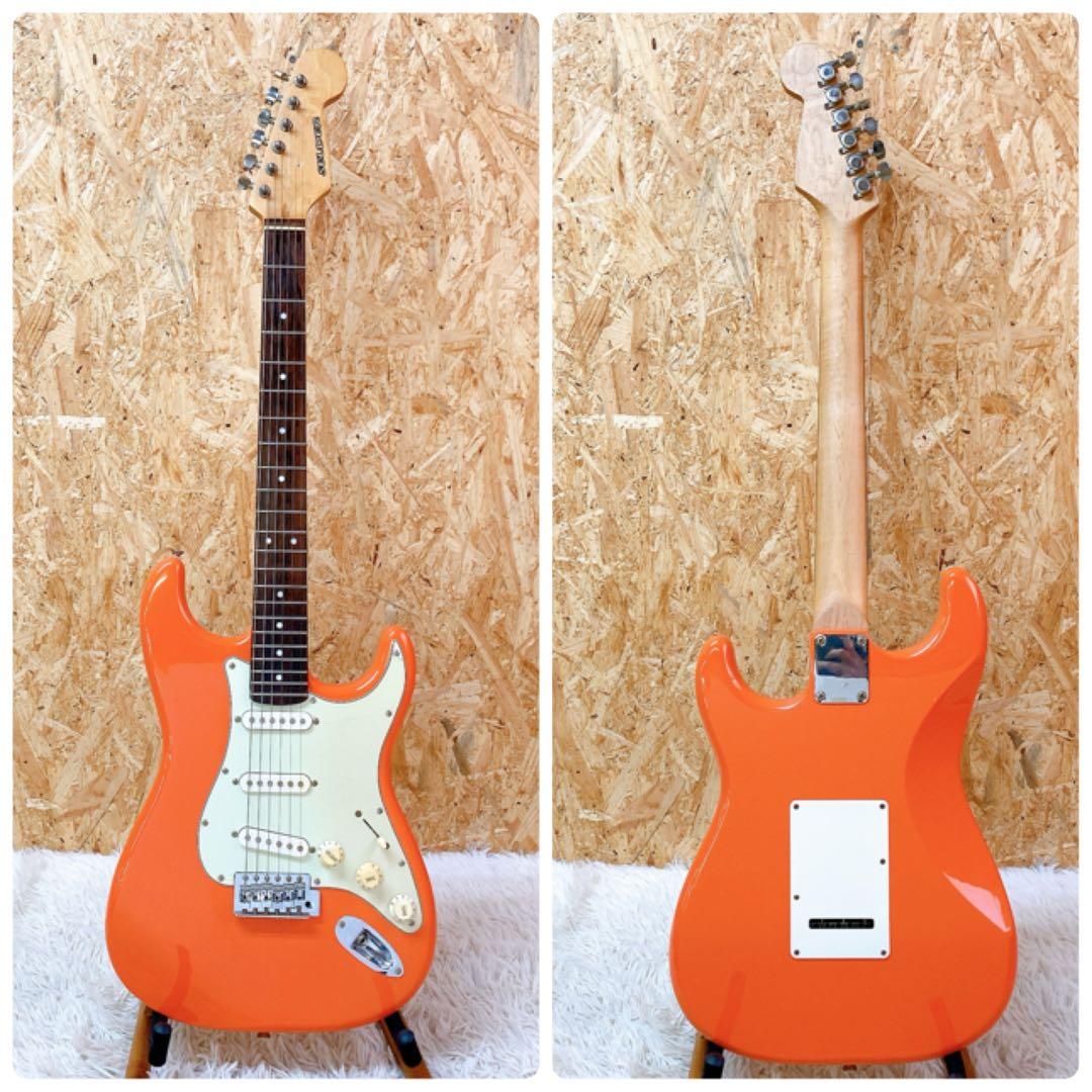 SELDER セルダー　ストラトキャスター　オレンジ　エレキギター