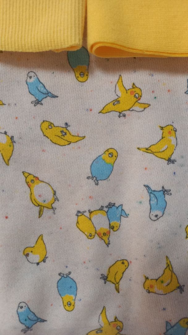 新しい生地　犬の服