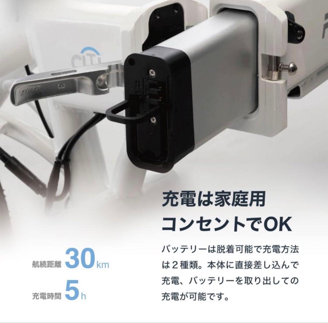 RICH BIT CITI リッチビットシティ折りたたみ電動アシスト自転車